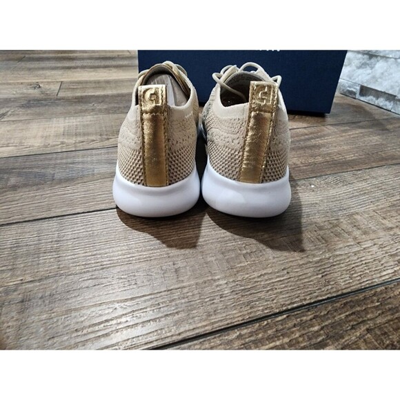 Cole Haan 2 Zerogrand Stitchlite Oxford Perforated Lace Up Womens Rye Knit Sz 10 - Picture 8 of 8